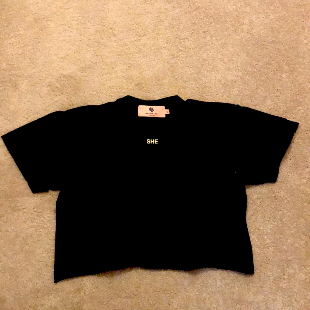 Darc Sport, Medium, Womens, Cropped Tee